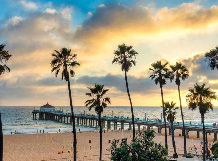 Venice Beach Studio With Large Private Patio Steps To The Beach Los Angeles Zewnętrze zdjęcie