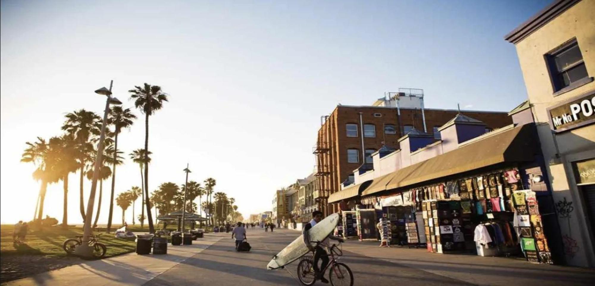 Venice Beach Studio With Large Private Patio Steps To The Beach Los Angeles Zewnętrze zdjęcie